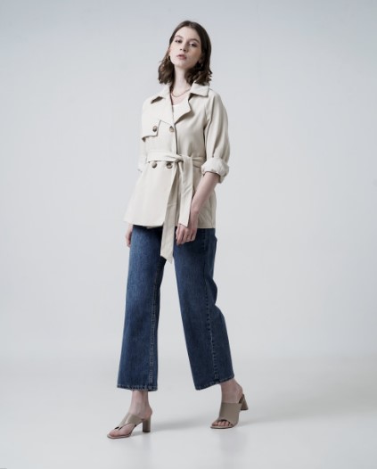 Boston Trench Coat Ivory